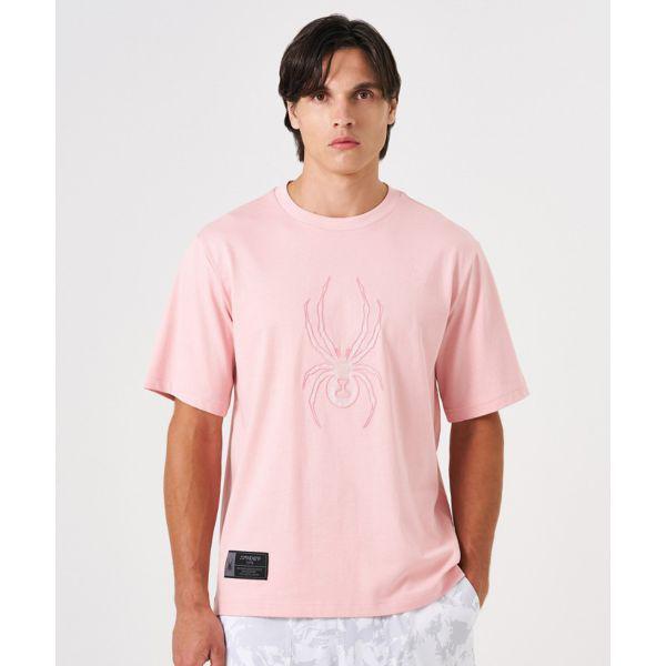 男性ビッグロゴ半袖Tシャツ SPKMCNRS306MLPK 659882
