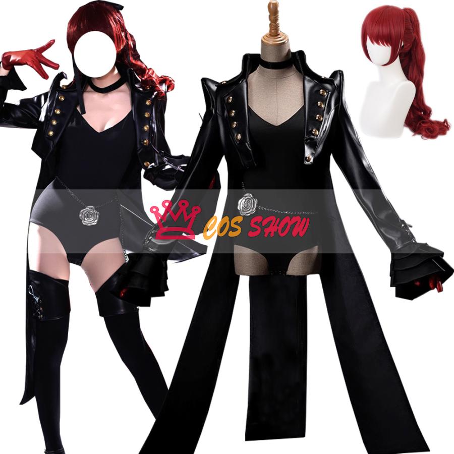 豪華版 ペルソナ5 ザ・ロイヤル 芳澤かすみ 怪盗服 コスプレ衣装 仮面 ウィッグ能 cosplay 仮装 イベント ステージ服 舞台 ハロウィン クリスマス