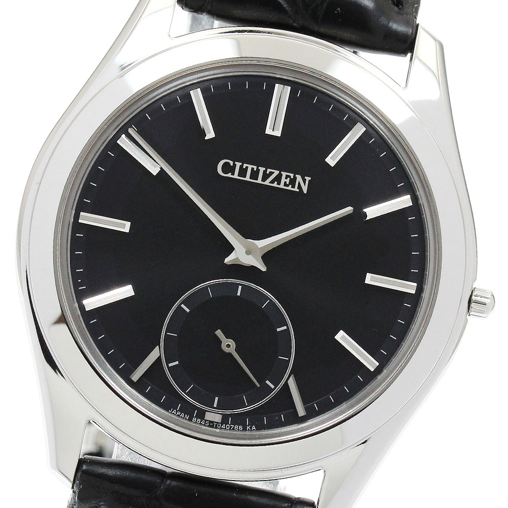 シチズン CITIZEN AQ5010-01E/8845-T027521 エコドライブ・ワン スモールセコンド ソーラー メンズ 極美品 箱・保証書付き_906332【中古】
