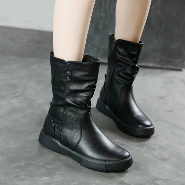 1-818 ミドルブーツ 女性ブーツ アンクルブーツ 冬ブーツ 防寒ブーツ
