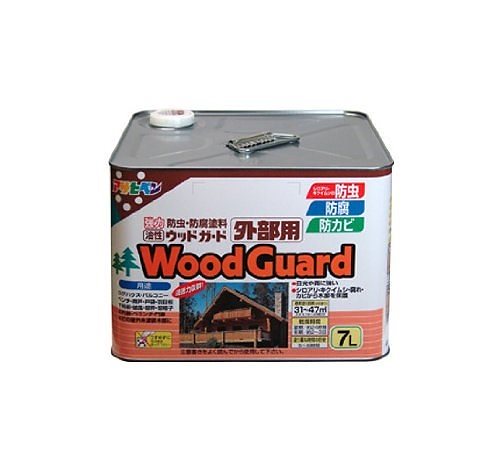 油性ウッドガード 外部用 7L チーク 03