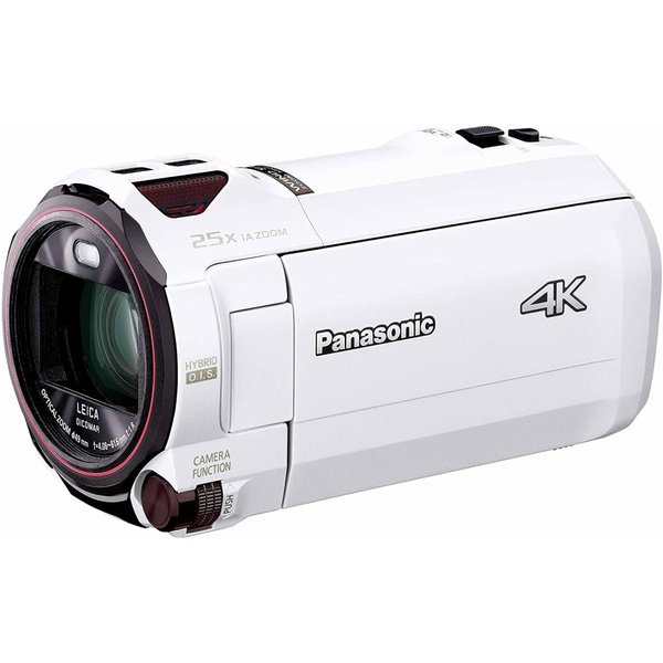 【中古】パナソニック Panasonic 4K ビデオカメラ VZX990M 64GB あとから補正 ホワイト HC-VZX990M-W 61,490円