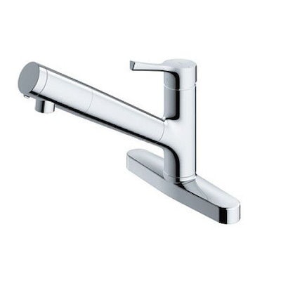 TKS05317J GGシリーズ キッチン水栓金具/台付シングル混合水栓（エコシングル浄水カートリッジ内蔵吐水切替） 19,549円