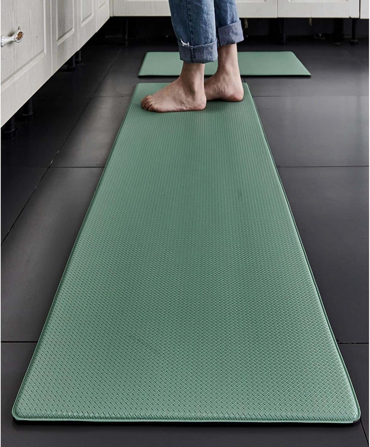 PVC 洗える 玄関マット ドアマット 室内 屋外 ロングマット キッチンマット 台所マット 45*75+45*120cm 45*75+45*150cm 45*75+45*180cm 0.8cm厚