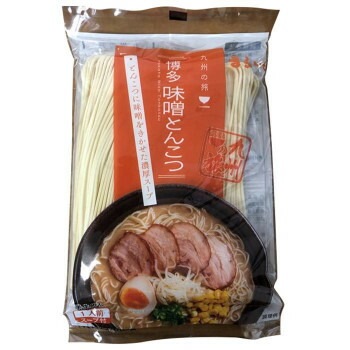 まるいち 博多味噌豚骨ラーメン スープ付 1人前x40入 Z4242