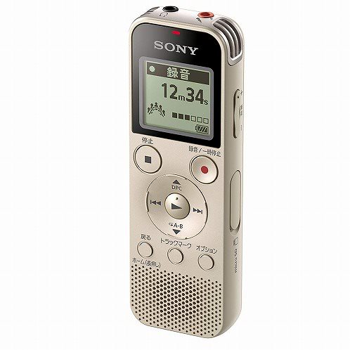 新品 ICレコーダー 4GB リニアPCM録音対応 ゴールド ICD-PX470F N