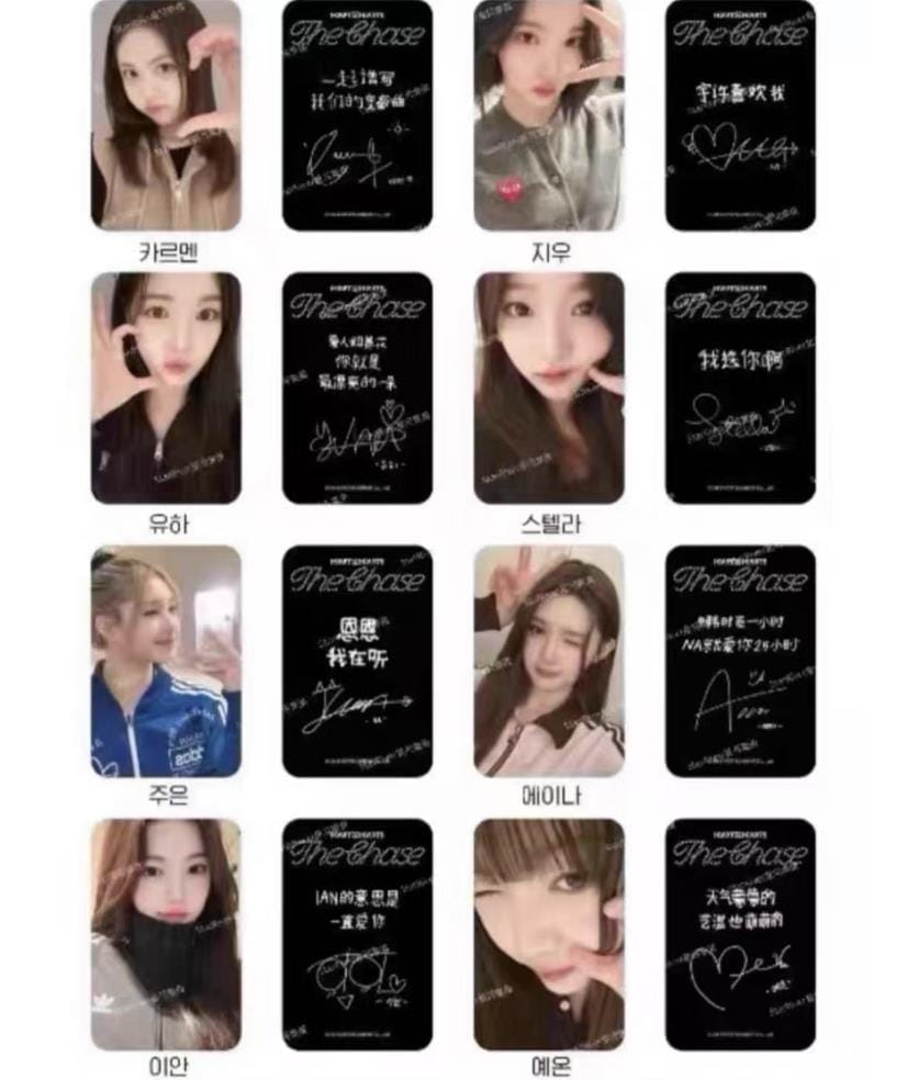 正規品 hearts2hearts H2H RiverStar sr1.0 特典トレカ　/ポラロイド　全員８枚セット