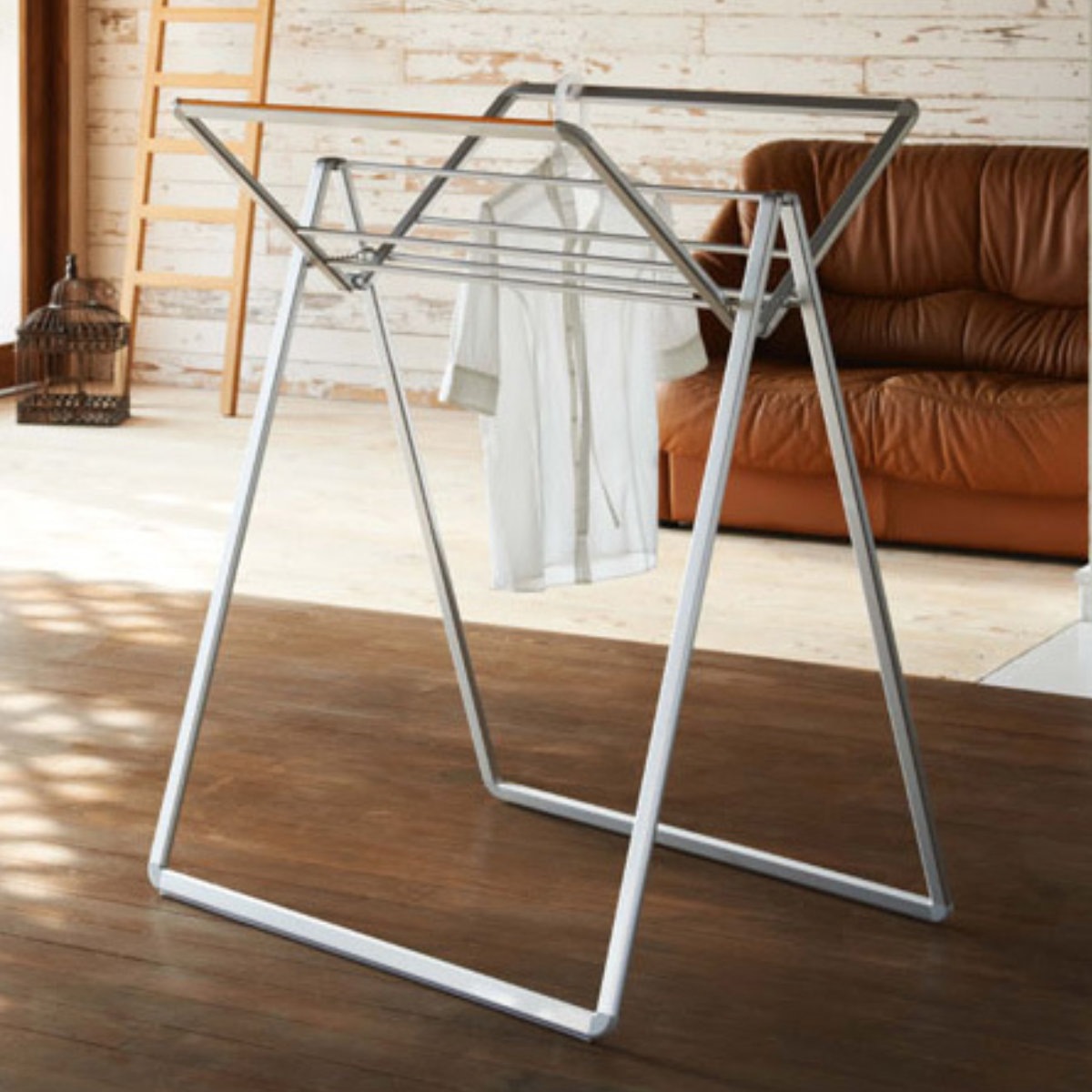 ランドリースタンド ippin スクエアスタイル 洗濯物干し 折りたたみ 物干しスタンド 室内物干し 物干しハンガー 部屋干し バスタオルハンガー 軽量