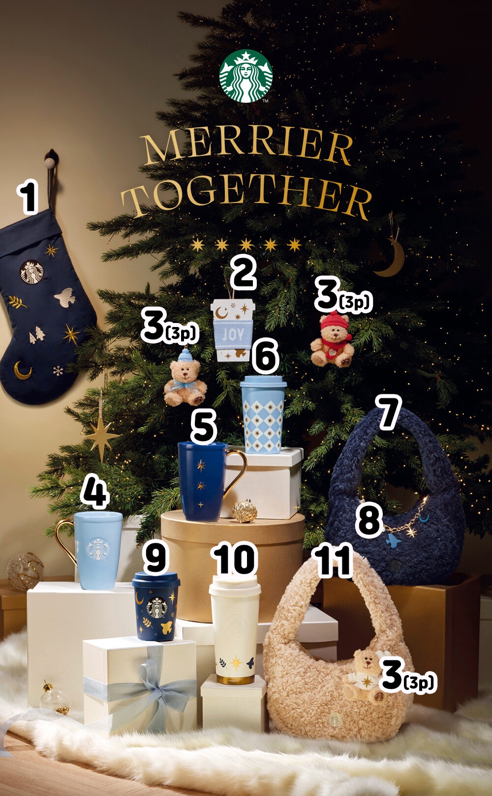 スターバックスコリア ホリデー·ディライトHoliday Delight 聖誕祭 MD