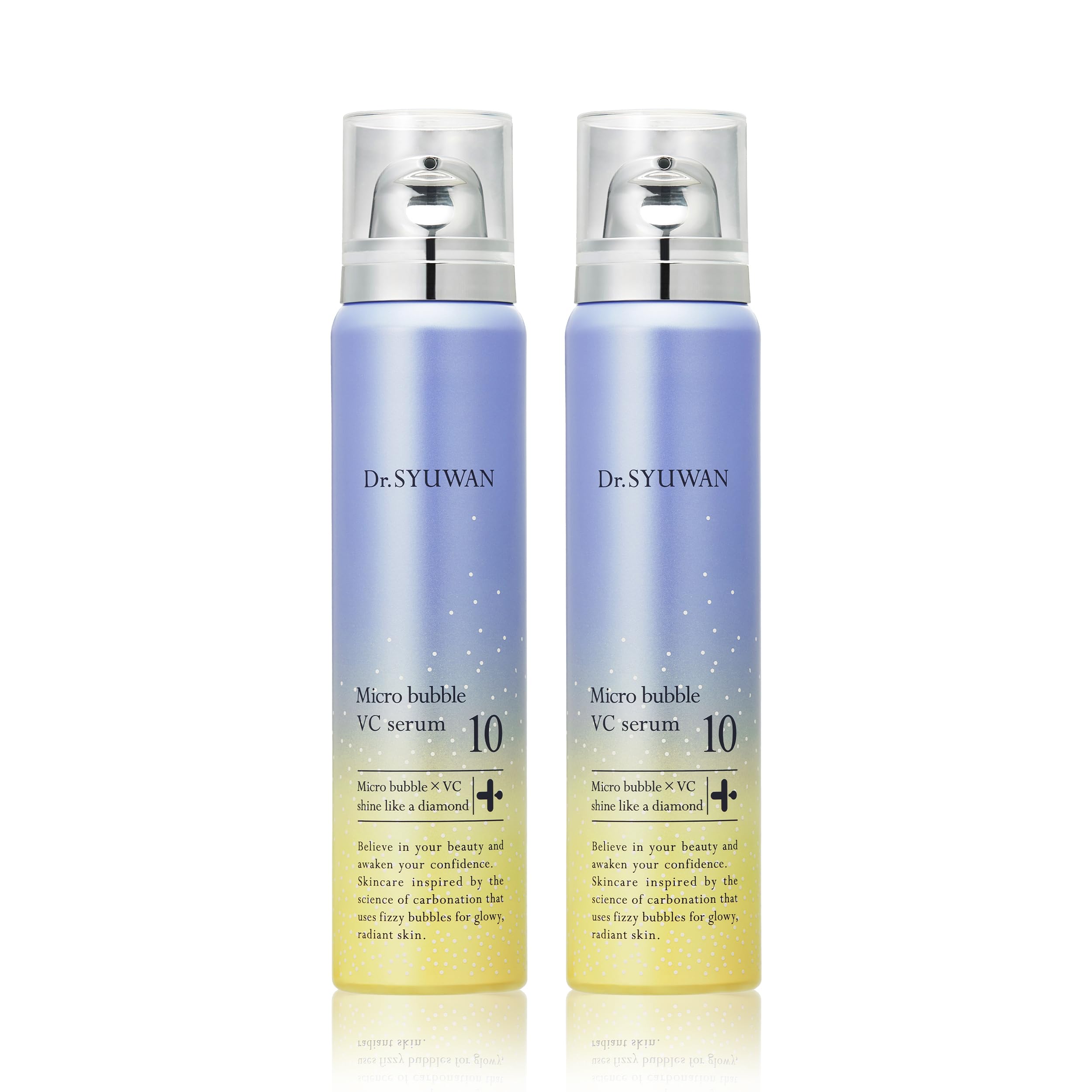 ドクターシュワン (Dr.Syuwan) マイクロバブルVC10セラム 炭酸美容液 濃厚ビタミン 高濃度炭酸 乾燥毛穴 くすみ 2本