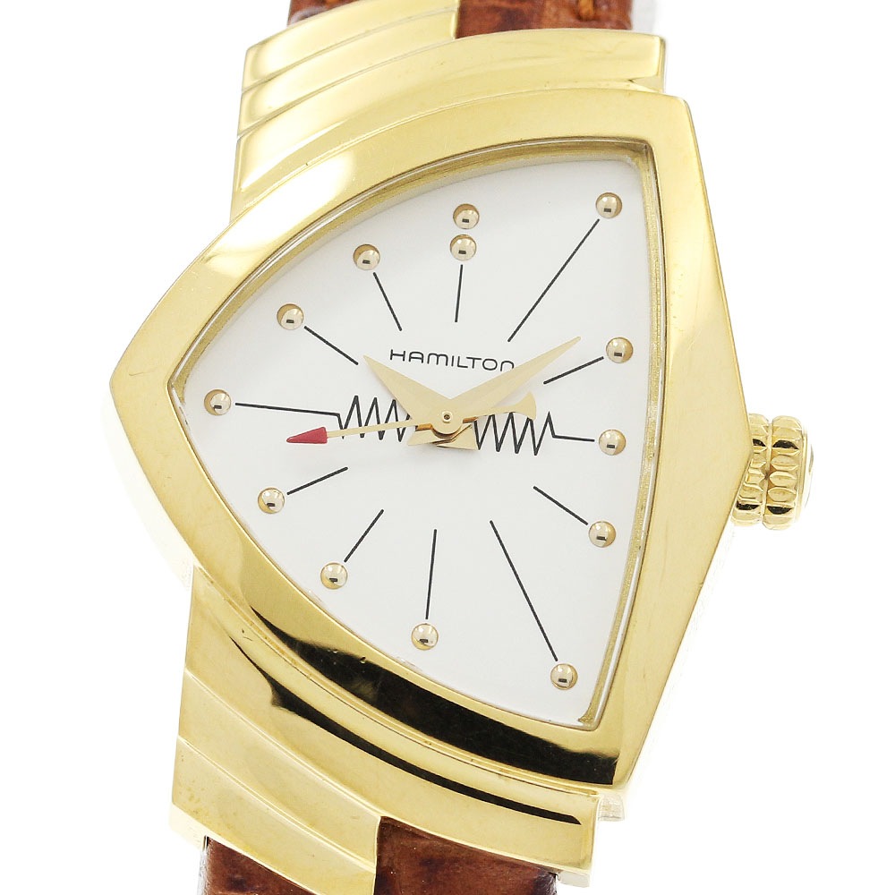 ハミルトン HAMILTON H241010511 ベンチュラ クォーツ レディース 箱・保証書付き_933973【中古】