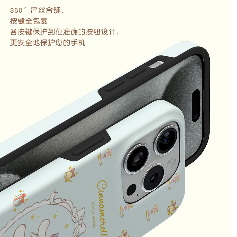 携帯電話ケース Iphone15promax 漫画二重層 14 落下防止 13 適切なハード 12 保護ケース