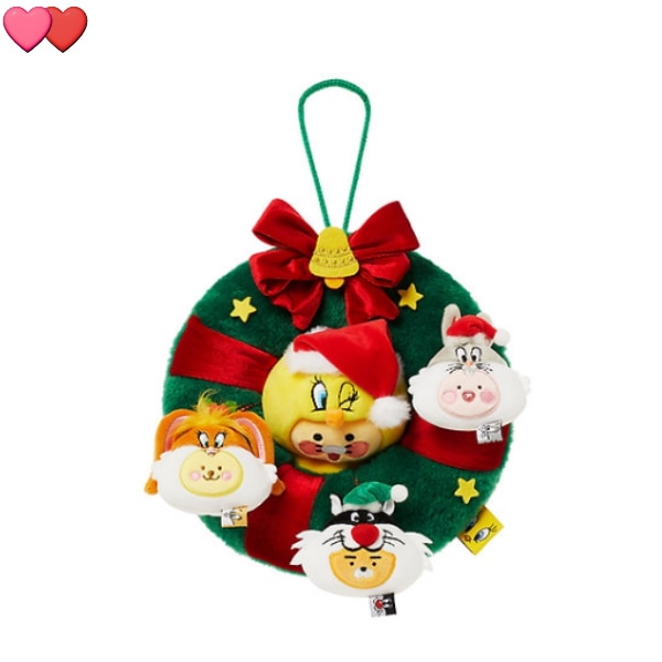 ルーニートゥーンズ X フレンズ クリスマスリース ぬいぐるみ フレンズ