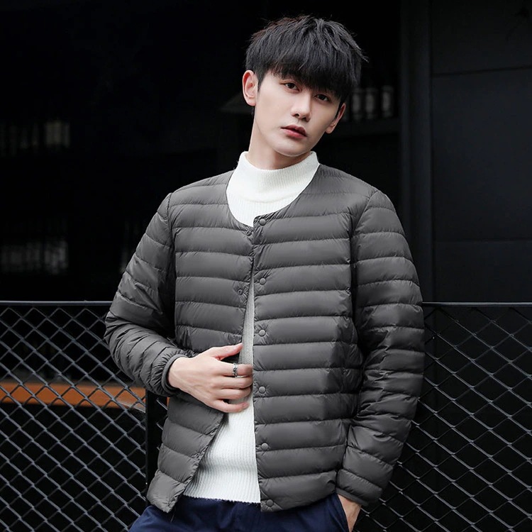 ダウンジャケット メンズ 中綿ジャケット ライトアウター ブルゾン ダウン インナーダウン 軽量 キルティング 羽毛 防風 大きいサイズ 防寒