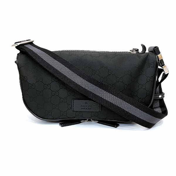 グッチ GGナイロンライン ボディバッグ 449182 バッグ ショルダーバッグ 【中古】