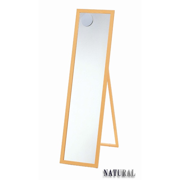 5倍拡大鏡付姿見 4尺（スタンド付） ナチュラル