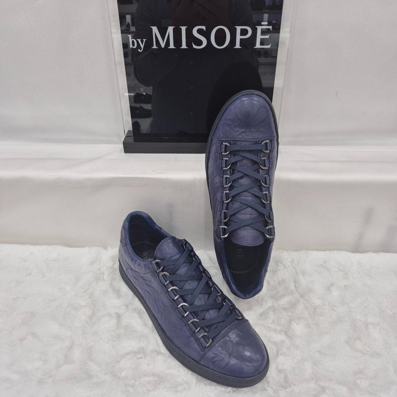 By 男性 ワイドフィット スニーカー 121HT830TG012 NAVY 2 JJ