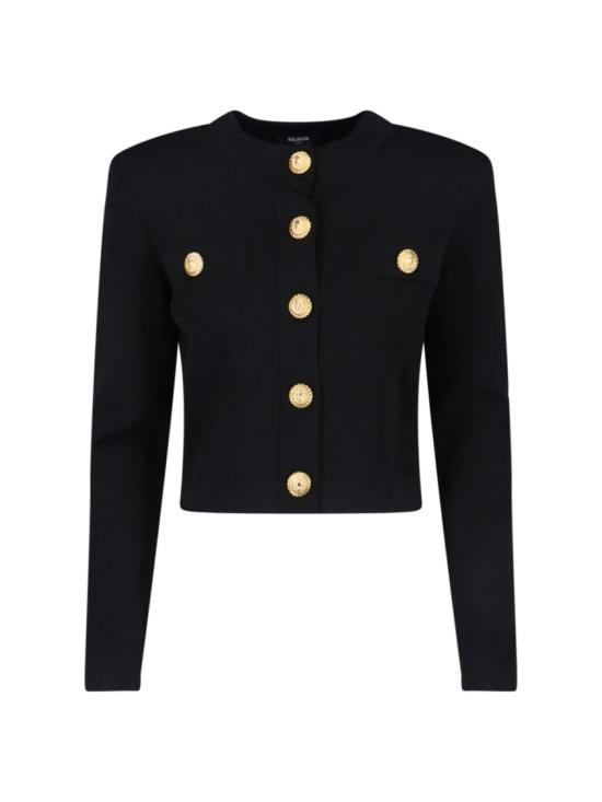 BALMAIN Women Knitwear GF1KL000KJ430PA Black