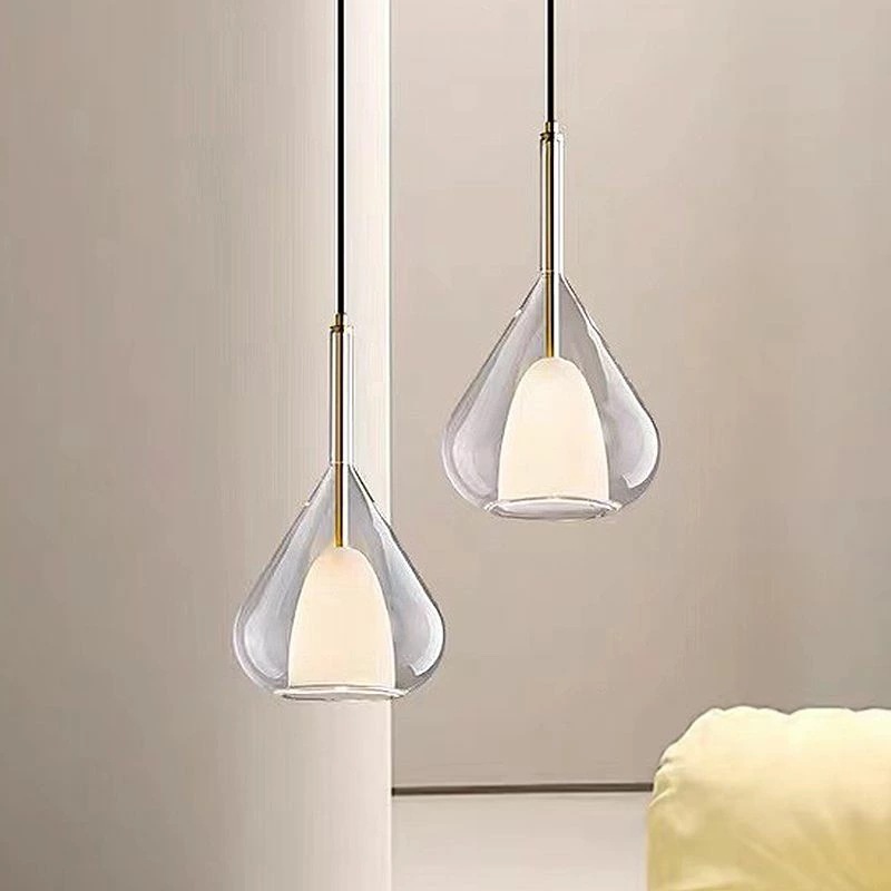 ペンダントライト 照明器具 おしゃれ ガラス 北欧 LED 天井 安い オシャレ リビング キッチン 吊り下げ 和風 和室 事務所 玄関 室内 感 内蔵LED デザイン 1灯 ダクトレール 引掛シーリ