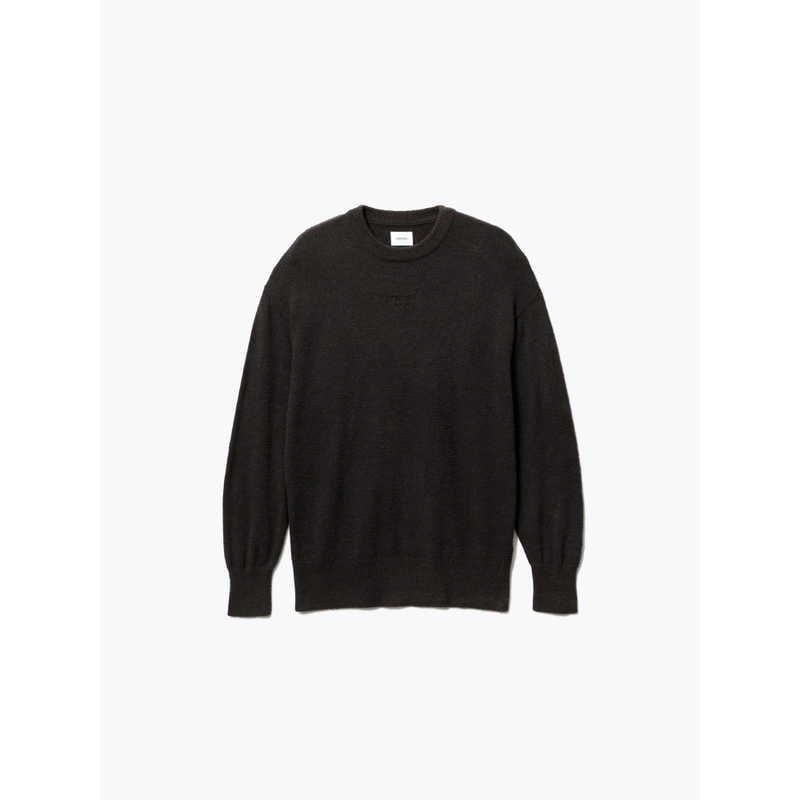 TENTIAL　BAKUNEソフトニットロングスリーブクルーネックブラウン(2XS-XS)　25FSBA046U00100079N