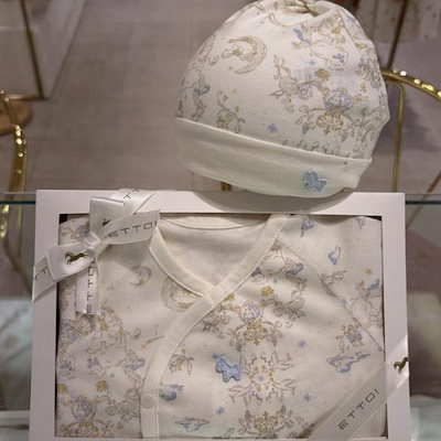 エットワ 男の子ベビーローブ 新生児モセット 07T717101S5 7,956円