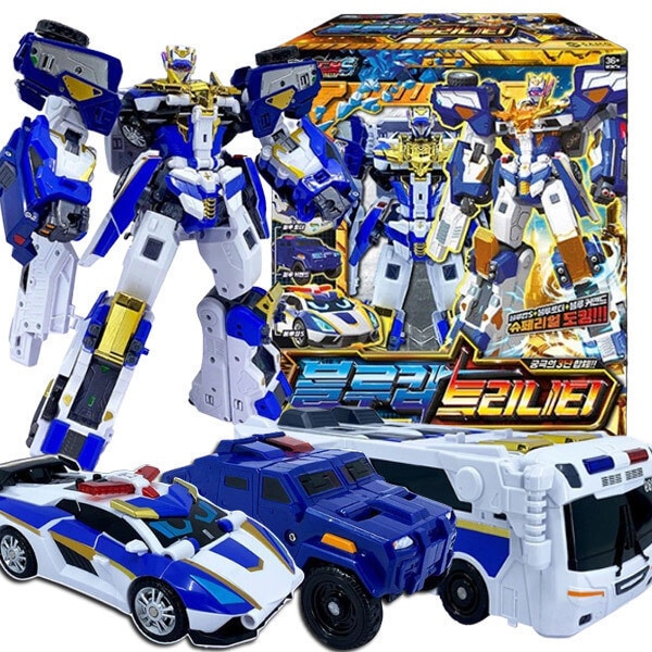 メタルカドゥボッSブルルカプトリニティ3段合体変身ロボット