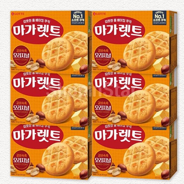 ロッテ マーガレット オリジナル 352g 6個 クッキー お菓子 おやつ