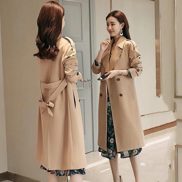 トレンチコート コート レディース スプリングコート ロング丈 春秋 大きいサイズ 長袖 オシャレ