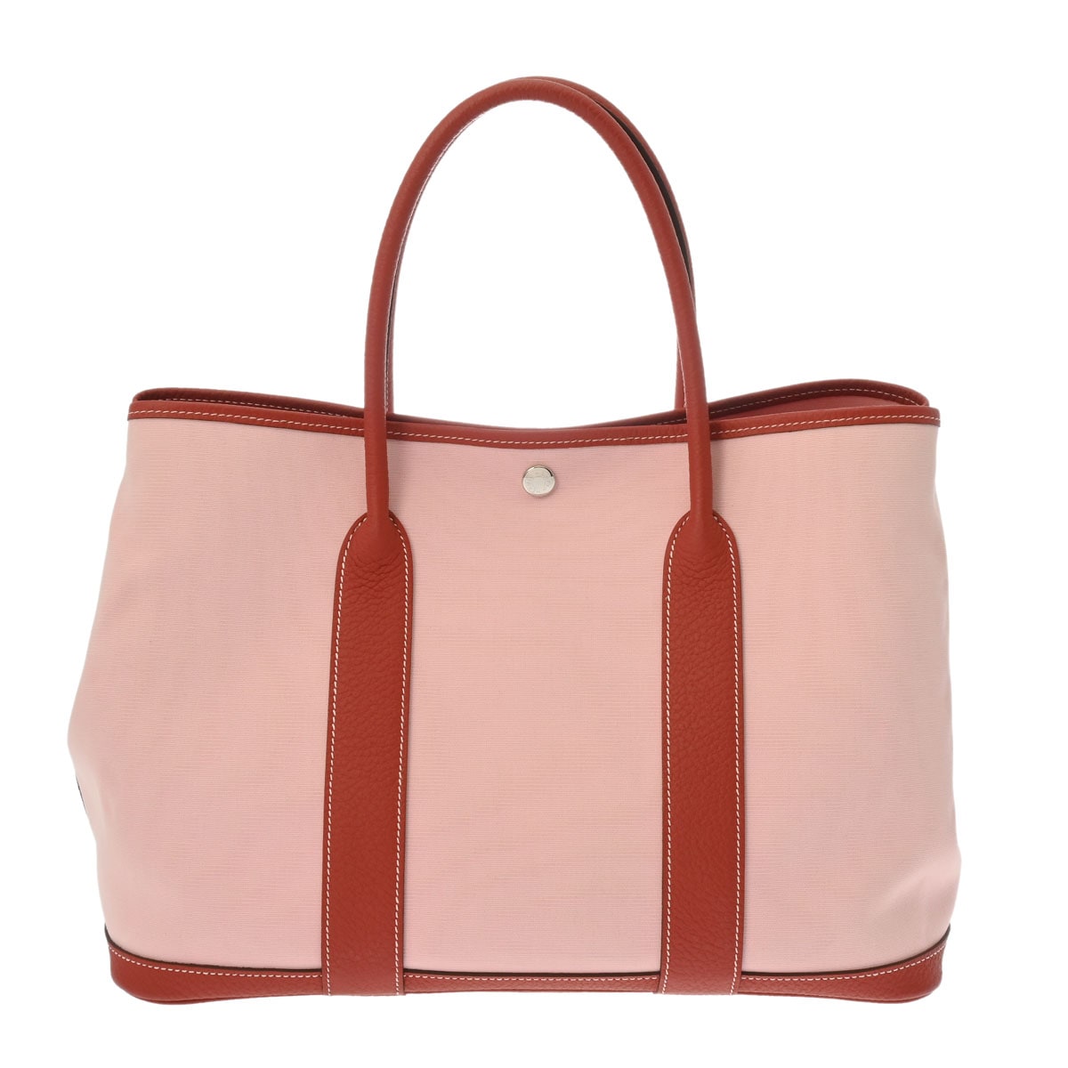 ガーデンパーティ PM トート ローズサクラ T刻印(2015年頃) レディース トワルオフィシエ ネゴンダ ハンドバッグ ABランク 中古 銀蔵