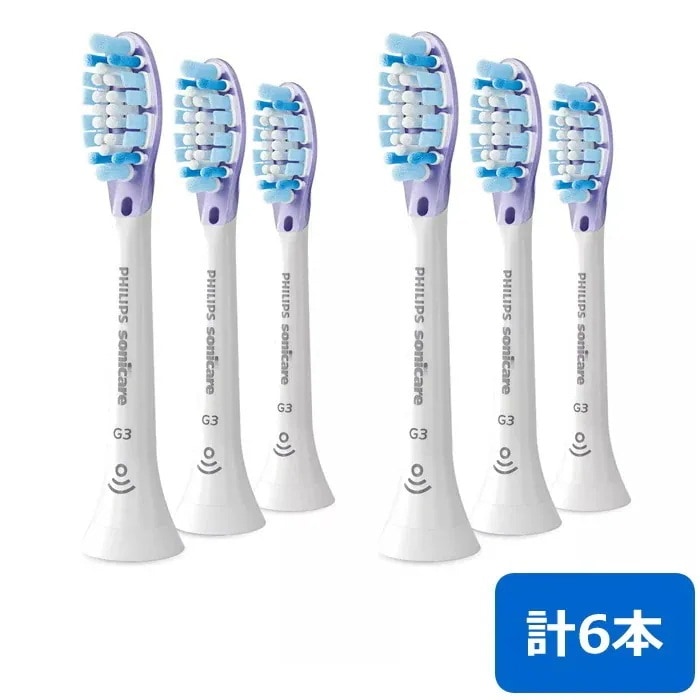 替えブラシ HX9053/67 ホワイト 3本2セット 計6本 HX9053-67-2SET