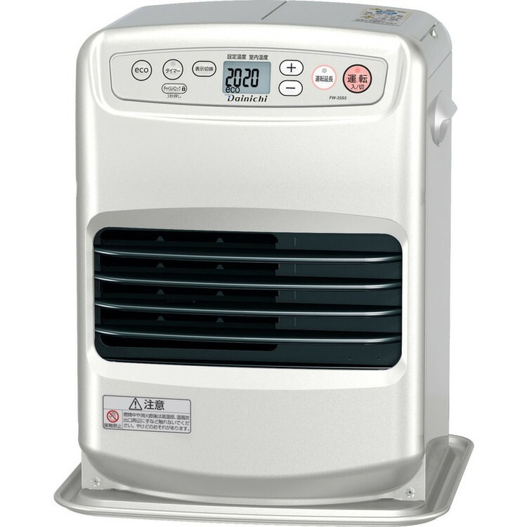 ファンヒーター スピード着火 日本製 石油ファンヒーター Sタイプ ライトシルバー(S) FW-25S5 ダイニチ メガ割