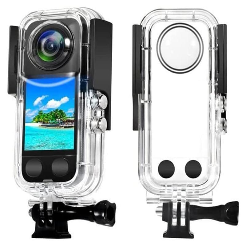 KYK SHOW Insta360 x3 防水ケース 40m水深ダイビング 防水防塵保護ハウジング Insta360 X3 アクションカメラ対応…