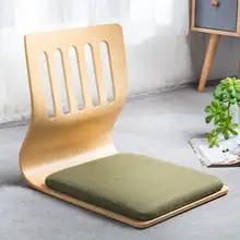 怠惰な創造的な畳の椅子L字型のソファ屋内の椅子床のバックアップの椅子脚のない椅子寝室とバルコニーリビングルーム日本