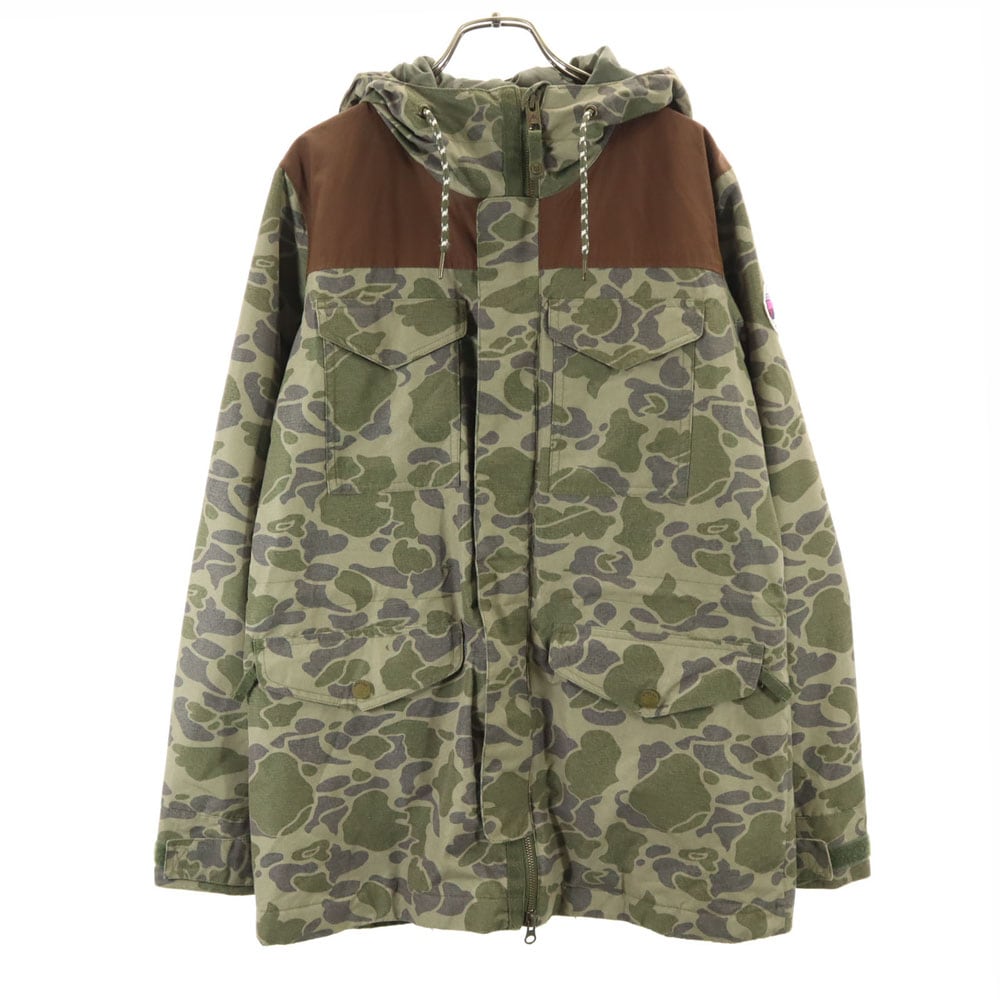 スノーボード ウィンター ジャケット S オリーブ サーモライト中綿 スキー メンズ