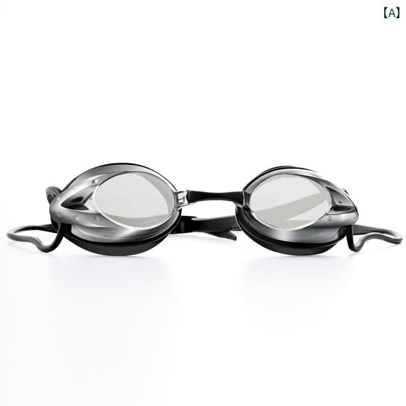 メンズ レディース 男女兼用 スイムゴーグル 水中メガネ 大人用 防曇 ずれにくい 見やすい 海 プール スイミング 水泳 競泳 コーチ おしゃれ きれいめ レジャー アウトドア マリン スポーツ ダ