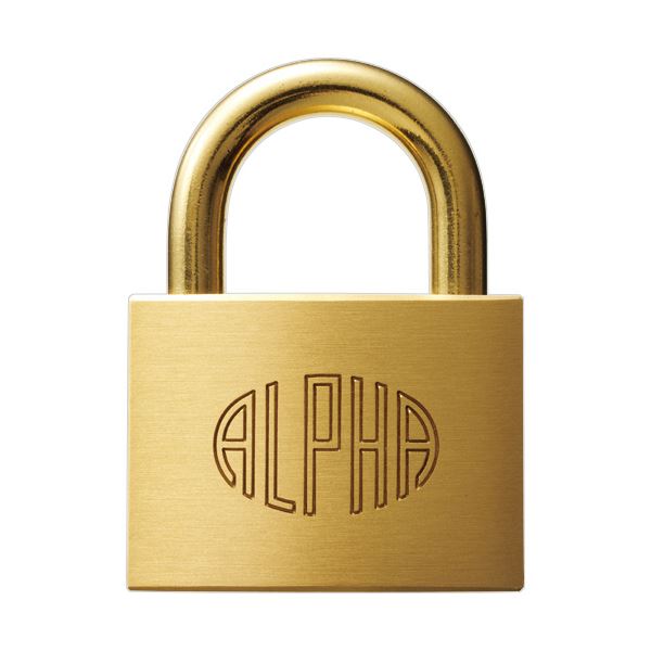 （まとめ）アルファ 南京錠 #1000-50 鍵違い 1000-50 KD 1個(×3セット)