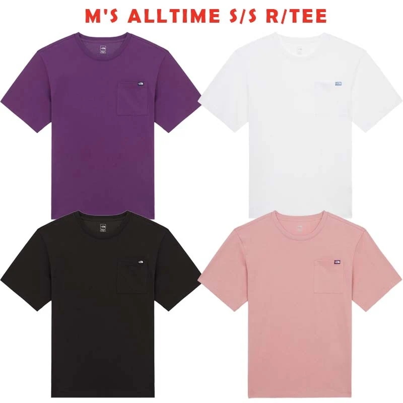 韓国正規品保証 関税負担なしNT7UR14A MS ALLTIME SS RTEEデイリー 基本 着装 男子 女子 人気 韓国 ファッション 男女共用 アウトドア