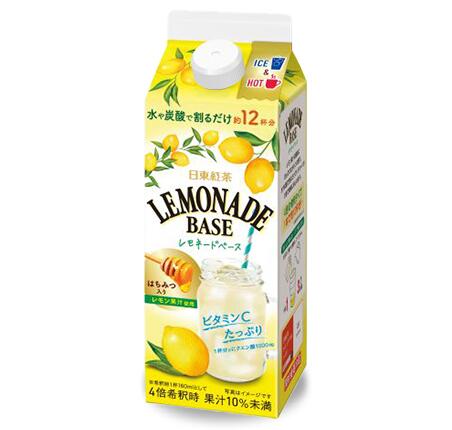 【送料無料】三井農林 日東紅茶 レモネードベース 490ml2ケース(24本)【本州(一部地域を除く)は送料無料】