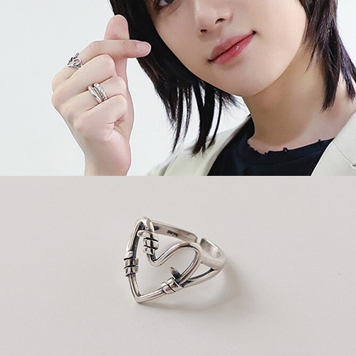 [UNISEX] TomorrowXtogether st. ワイヤーハートリング/指輪