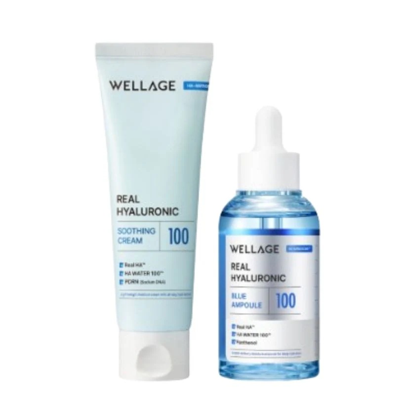 [26SS/New]リアルヒアルロン酸スージングクリーム 80ml + ヒアル 100 アンプル 60ml