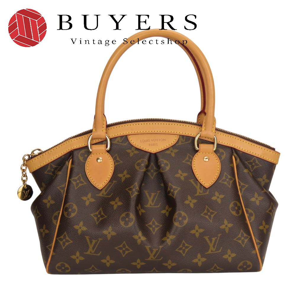 中古 ハンドバッグ ティヴォリPM M40143 モノグラム ヌメ革 ブラウン LV レディース 女性