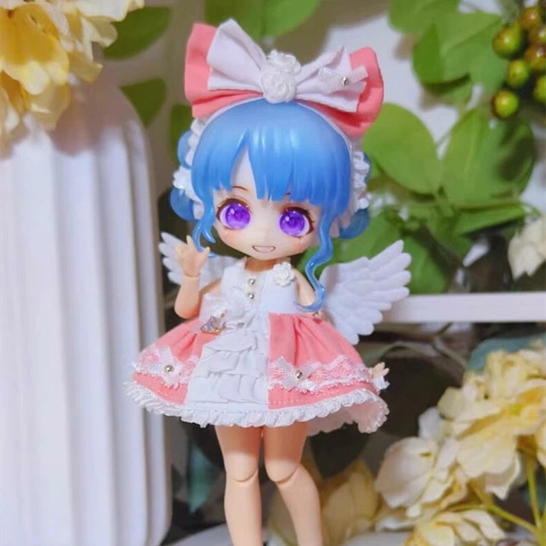 【10cm】オビツ11服 ob11服 1/12ドール服 1/12服 着せ替え人形 1/12ドール 人形服 甘え少女セット 翼付き GSC BJD ワンピース ロリィタ スカート ドレス お嬢様 お姫様 6,849円