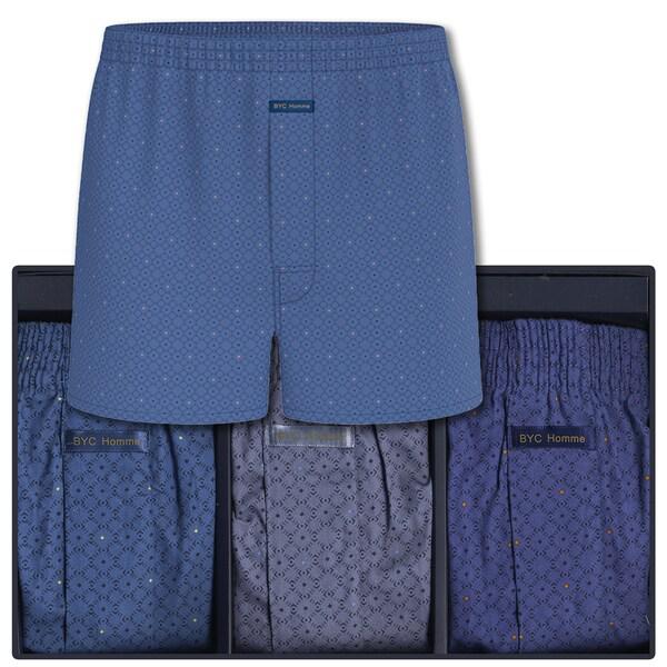 特大ビッグサイズ60番手男性トランクスパンツ3枚入り土曜日曜日も発送