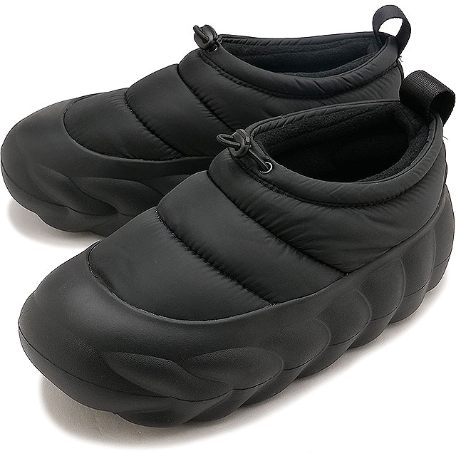 スニーカー オーバーパフ モック [210668-060] OverPuff Shorty メンズ・レディース 靴 スリッポン 厚底 Black/Black