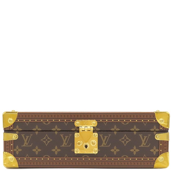 ルイヴィトン LOUIS VUITTON 小物 コフレ 8 モントル モノグラムキャンバス モノグラム ゴールド金具 茶 ウォッチケース 時計入れ M47641 RFID 【箱】【中古】