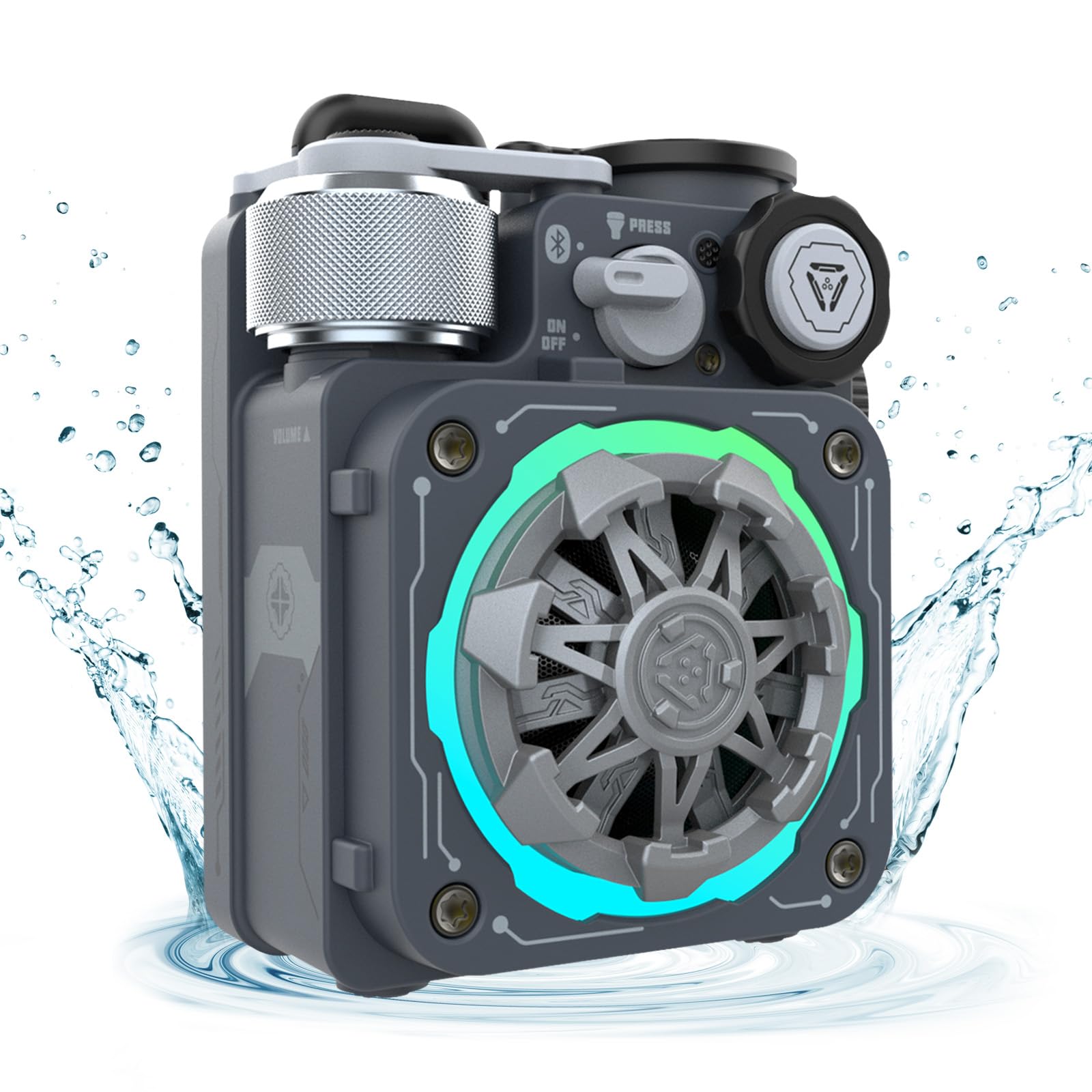 MUZEN CYBERCUBE Premium スピーカー Bluetooth IPX5防水/アウトドアスピーカー/三つの照明モード付/ハンドスピナー機能/イルミネーション/TYPE-C充電/コンパク 13,401円