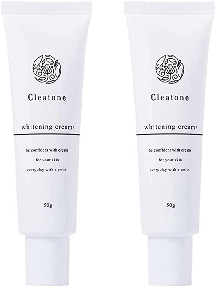 美白クリーム 肘 黒ずみ 脇 デリケートゾーン 顔 全身用 医薬部外品 50g クレアトーン2個 (2個セット)