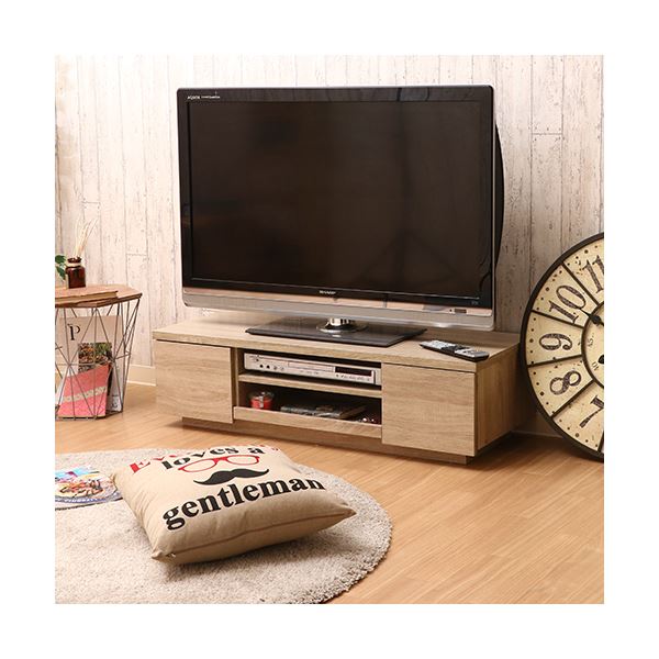 テレビ台 テレビボード 約幅100cm ホワイトオーク AV機器収納対応 引き出し付き 木目調 ローボード リビング ベッドルーム