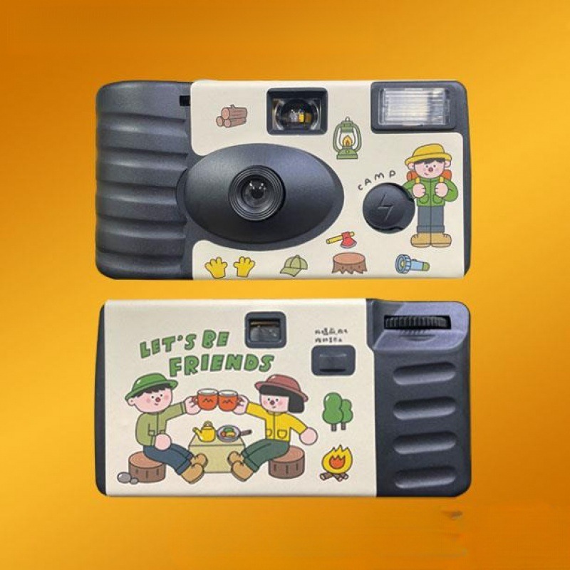 バカ現像使い捨てフィルムカラーコダック子供用フィルムカメラレトロ機ポラロイド