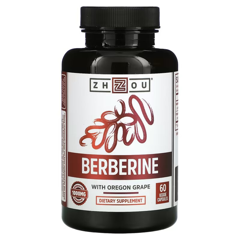 Zhou Nutrition　オレゴングレープ配合ベルベリン1,000mgベジカプセル60粒